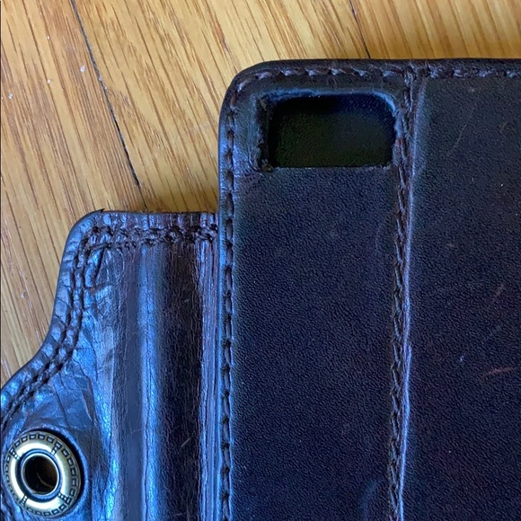 *SOLD* DAVIS Genuine Oiled Leather iPhone 8 Case - Picture 4 of 7